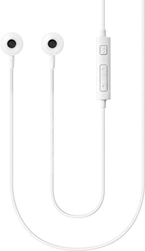 EHS64 Original 3.5mm Jack Wired Earphone with Mic Hi-Res Stereo Sound, Noise Isolation, Volume Control & Tangle-Free Compatible with Samsung & Other 3.5mm Jack Devices (White) 5