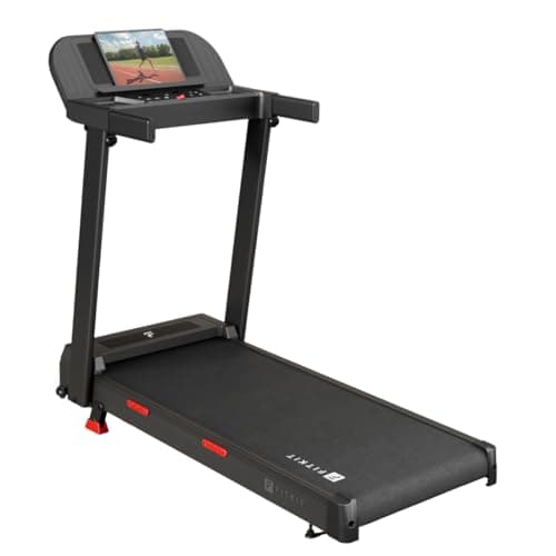 FITKIT by Cult Jogging Treadmill BLDC 4.5HP Peak | 120Kg Max Weight Capacity | 3-Level Incline | LED Display with Tablet Holder |12km/hr Speed | for Home Gym Equipment