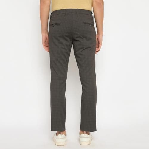 Duke Urban Men Cotton Chinos Trousers (SDT4625_Charcoal_34) 4