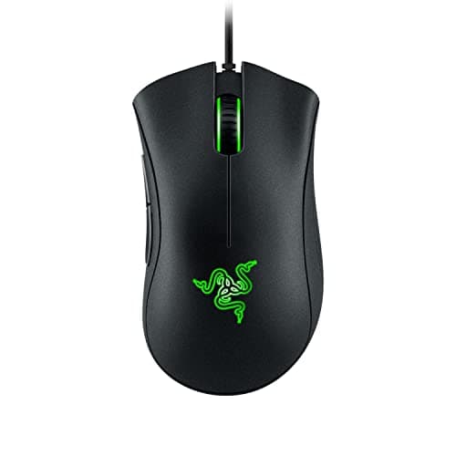 Razer Deathadder Essential - True 6400 DPI Optical Sensor, Wired Ergonomic Form Factor, High Durability, 5 Hyper Response Buttons, 10 Million Clicks RZ01-03850100-R3M1 - Black