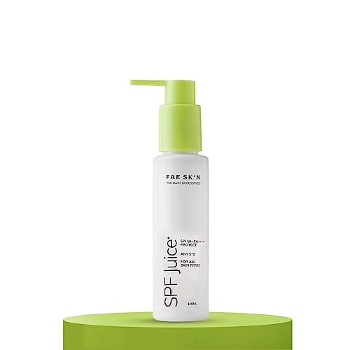 FAE Beauty SPF 50+ PA++++ Lightweight Sunscreen | For Oily, Dry, Combination, Normal & Acne-Prone Skin | Hybrid, Broad-spectrum | UVA & UVB Protection | No White Cast | Fragrance-free | 100ml