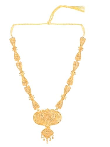 ASMITTA Stunning Gold Plated Jewellery Set for Women - NS1336KJGLDVB0 2