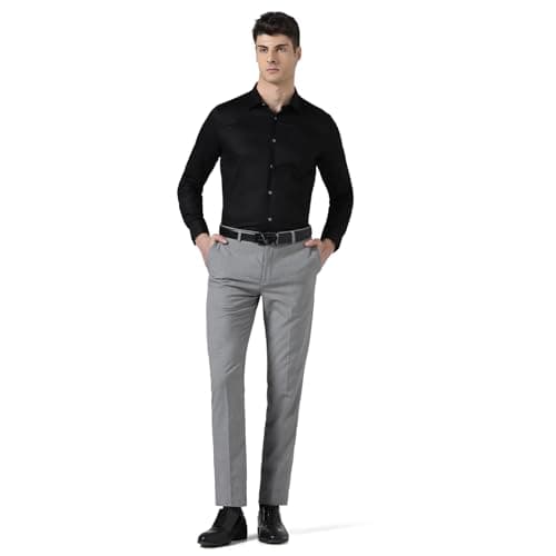 Blackberrys Men India Slim Fit Formal Shirt Black 3