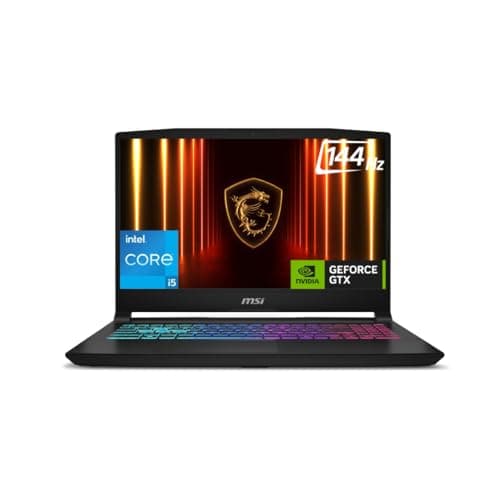 MSI Katana 15 HX Gaming Laptop, Intel Core i5-14450HX, 16GB DDR5 RAM, 512GB PCIe Gen4 SSD, NVIDIA GeForce RTX 5050 8GB,FHD 144Hz Display,Windows 11 Home, Backlit Keyboard,Gaming & Productivity Laptop
