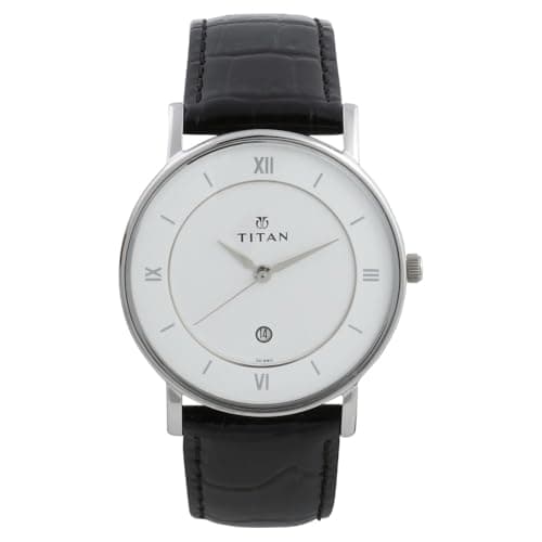 Titan Analog White Dial Unisex Watch-NM9162SL04 / NL9162SL04