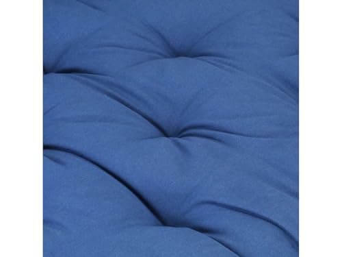 ATOOTFUSION Cotton Box Mattress, 5-Inch Thick, Soft Foldable Floor Mattress Medium Firm, Single Bed Size 72x30X5 Inches (Navy Blue) 5