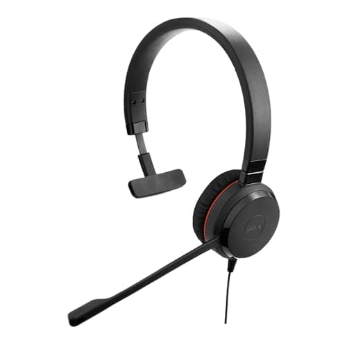 Jabra Evolve 30 II Wired Dual-Ear Headset with Mic for Work - 3.5mm Jack or USB-A/USB-C Connectivity, Computer Headset with Noise-Cancelling Microphone, Works with Online Meeting Platforms - Black 4