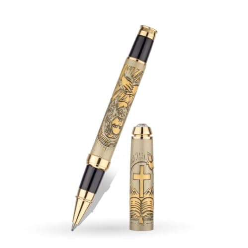 CUSTOMISED INDIA Jesus Christ Etched Premium Metal Pen | The Eternal Faith Edition | Inspirational Christian Writing Pen | Elegant Gift for Men, Women, Teachers & Professionals