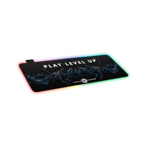 Circle Rapid X1 RGB Gaming Mousepad – Large 80x30cm Extended Mousepad | 7 LED Modes, Non-Slip Rubber Base, Waterproof, 4mm Thick