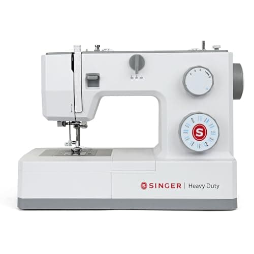 SINGER HD 4323 Sewing Machine | 23 Built-In Stitches | 58 Stitch Functions | BLDC Motor | 1-Step Buttonhole | Adjustable Width (6mm) & Length | LED Light | Automatic Bobbin Winding | Easy Stitch Dial 5