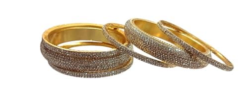 Nari Nakhre Designer Kada/Bangles Set – Traditional Elegance - Set of 6 (26) 4