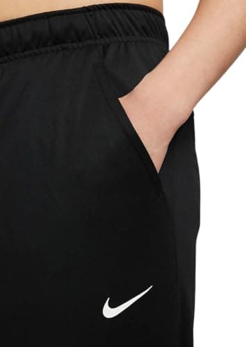 Nike Men Mid Rise Athletic Pants (FB7508-010_Black/White, XL 3