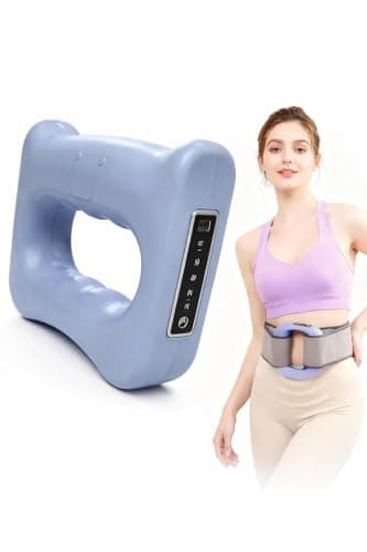 Dealsure Electric Fascia Massage Ring | Rechargeable Deep Tissue Massager with 5 Speed Settings & 3 Modes | Belly Fat Burner Machine | Hands-Free Full Body Relaxation for Men & Women