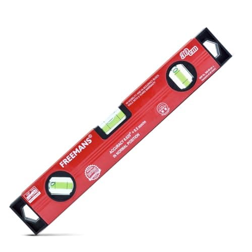 FREEMANS Box Section Aluminum Spirit Level with Magnet 30cm