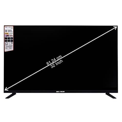 D2CVISION 80 cm (32 inches) Bezel - Less Android 11 with Bluetooth & Voice Assistant | HD Ready Smart LED TV | with 2 Remotes | D2CVELASLTBLK32 (Black) 4