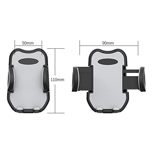 Meadawgs® Phone Holder Universal Mount Bike Boat Car Stroller Adjustable Black|Cell Phones & Accessories | Cell Phone Accessories | Mounts & Holders|1 Piece Motorcycle Mobile Phone Holder 2