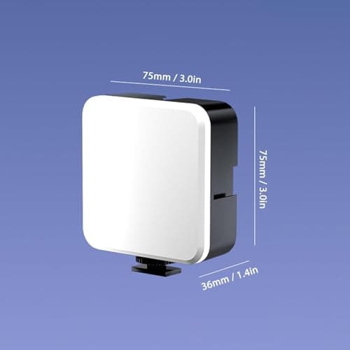 ZIRAK RGB Pocket Camp Rechargeable LED Video Light – 40+ RGB Colors, Adjustable Brightness, Portable Camera Light for Photography, Video Shooting, YouTube, Makeup & Laptop Lighting 5