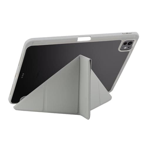 Arctic Fox Smart Folio Case for iPad Pro 13 inch (2024) Cover Case (M4) with Pencil Holder, Trifold Multi Angle Stand,Auto Wake/Sleep, Durable Protection, PU+PC+TPU, Grey 5