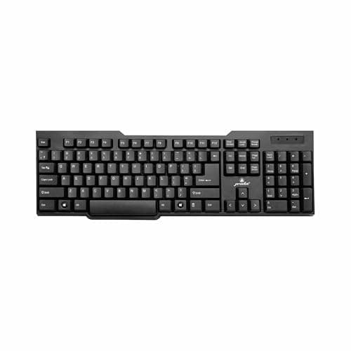 ProDot Choice USB Wired Keyboard I Plug & Play Technology I 104 Keys I 10M Key Life I 1.2m Cable I Rupee Key I Spill Resistant Design I Compatible with Windows, iOS, Linux I 1 Year Warranty