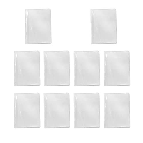Meadawgs® 10Pieces Waterproof Passport Cover Clear PVC ID Card Protector Case|Clothing, Shoes & Accessories | Mens Accessories | Wallets|10pieces Holder 2