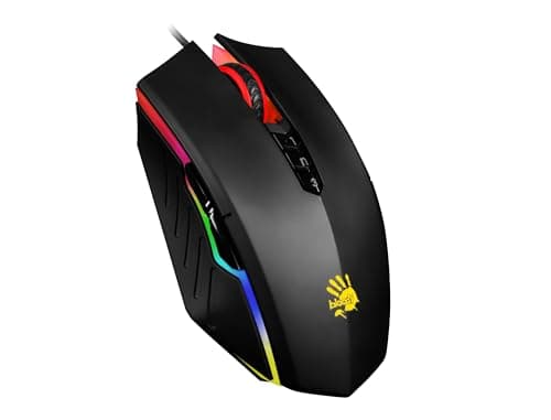 Bloody A70x Optical Gaming Infrared Mouse with Light Strike (LK) Switch & Scroll - Fully Programmable and Advance Macros (A70x-MatteBlack) 3