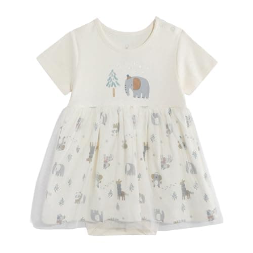 Mothercare Unisex Cozy Animals Printed Short Sleeve Rompers - Multi