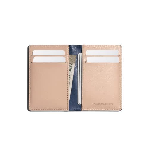 DailyObjects Hunter Space Blue Log Bi-Fold Wallet | Compact and travel friendly structure | Durable, contemporary, and sophisticated | Premium Pebbled Leather | Manufactured in India | For Men 3