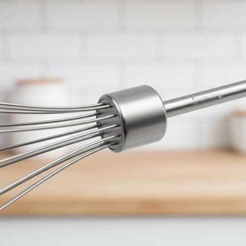 SNAPPSY 2 Pieces Widely Compatible Hand Mixer Beater Stainless Steel Whisk Attachment Long-Lasting Hand Mixer Whisk, Dough Hook 304 Ss 4