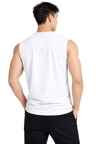 JUARI BE A GENTLEMAN Cotton Regular Fit,Sleeveless, Gym Vest for Men, Set of 3 (Multicolour) (in, Alpha, XL, Regular, Mint, Onion Pink, White) 5