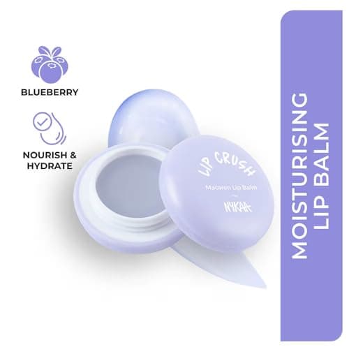 Nykaa Lip Crush Macaron Lip Balm-Blueberry, 1 Count 3