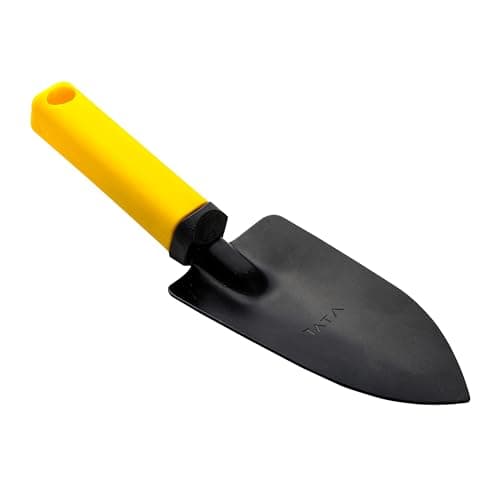 Tata Agrico Digging Transplanter, Handle Material Plastic, Stainless Steel, Hand Digging Trowel for Garden Trowel/Transplanter/Hand Soil Tool | Black (Pack of 1, GTS075)