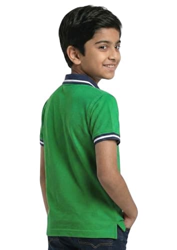 EASILIX Kendra Vidyalaya T-Shirt | House Dress | 3-18 YRS | School Uniform (in, Age, 5 Years, 6 Years, Green) 2