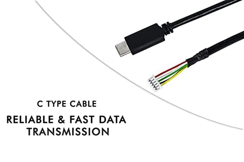 JGD PRODUCTS Type C Cable Biometric Scanner Mantra Cable, Replacement Cable for Mantra MFS100 (Type C) 4