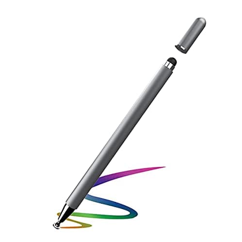 TANTRA Stylus Touch Pen Universal Magnetic Disc Touch Pen Works on Any Touch Screen for Any Brand (Phones, Tables, PC, Laptops, Any Touch Screen) (Grey), Medium