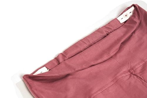 AV2 Women's Cotton Lycra Stretchable Relaxed Fit Maternity Pants | Maternity Yoga Pants | Maternity Trousers Pink Large 5556 6