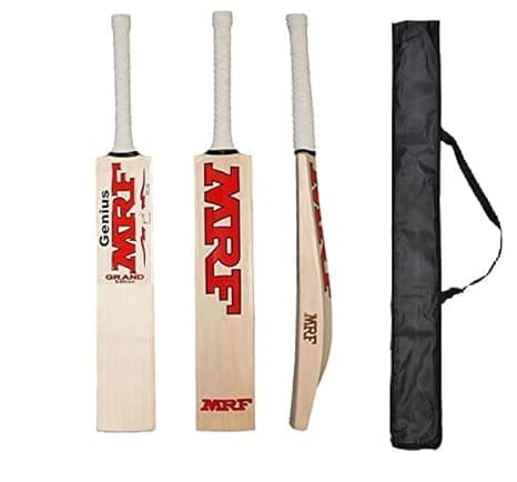 Pro Play Cricket Bat Popular WillowFull Size with Bat Cover Play for Rubber Ball | Tennis Ball | Plastic Ball (Virat Kohli_MRF)