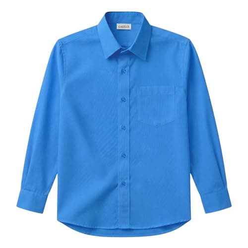 EASILIX Shirt Full Sleeve | Unisex | School Uniform (in, Age, 3 Years, 4 Years, Blue)