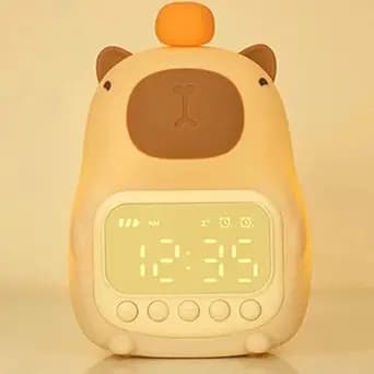 One94Store Bear Shape Digital Alarm Clock with LED Display & Night Light | Snooze, Timer, Temperature | Kids Bedside Clock for Bedroom & Home Décor