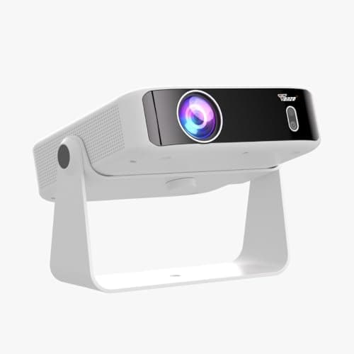 TONZO Vision X1 Smart LED Projector | Native 1080P Full HD | 10000 Lumens | Android 14 | Auto Focus & Keystone Corretion | Dual WiFi Bluetooth | 10W Speaker | Home Theater, Office & Outdoor Use