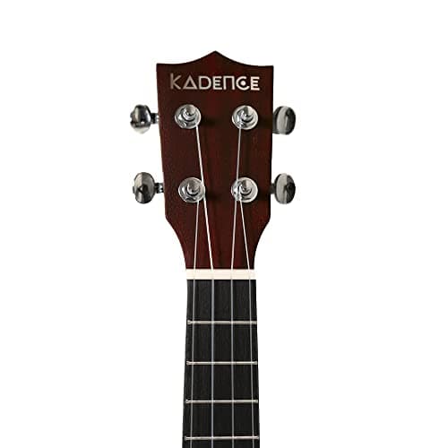 Kadence UKPB11BR Concert 23" Acoustic Ukulele | Mahogany Wood | Comes with Bag | Includes Learning Course | Brown 5