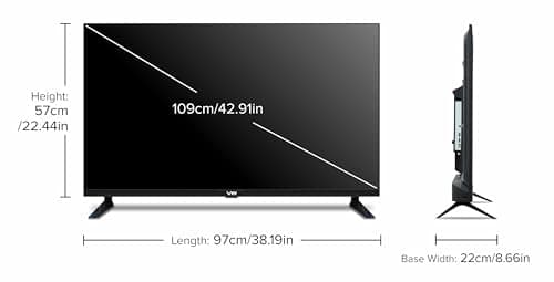 VW 109 cm (43 inches) OptimaX Series Full HD Smart QLED Android TV VW43AQ1 5