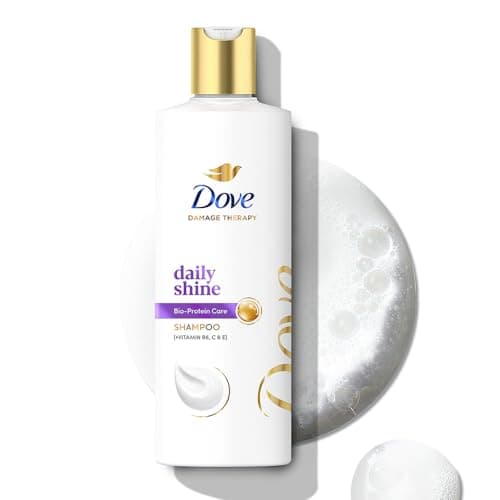 Dove Daily Shine Shampoo 340 ml|| For Dry and Damaged|| Strengthening Shampoo Gives Smooth and Strong Hair - Mild for Men & Women 2