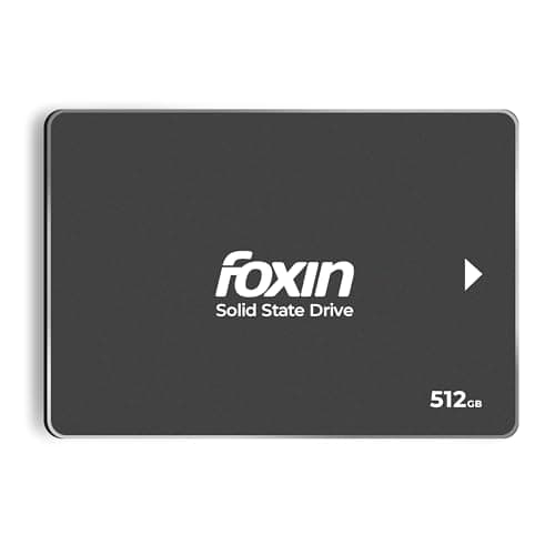 Foxin 512 GB PRO SSD | Internal Solid State Drive | 3D NAND Technology & 2.5 Inch SATA III 6GB/S | Read/Write Speed Upto - 550/500 MB/s | Compatible with PC/Desktop/Computer/NVR/DVR | 5 Yrs Warranty
