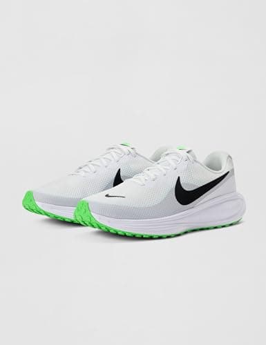 Nike Men Revolution 8 White/Black-Pure Platinum-Glacier Blue Running Shoes 8 UK 5
