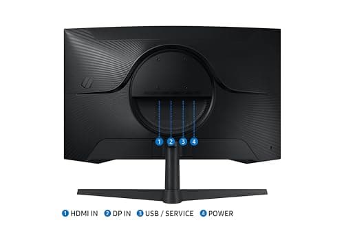 Samsung 27" (68.5cm) Odyssey G5 2K Curved Gaming Monitor|QHD 2560 X 1440|1000R Curved|165Hz|1ms(MPRT)|300nits|Ports-HDMI,DP,Headphone|DP Cable|HDR10|FreeSync|LS27CG550EWXXL|Black 5
