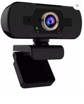 CARE CASE Match Webcam Full HD 1080P with Built in Microphone and Compatible with 2.0 (Black) 3