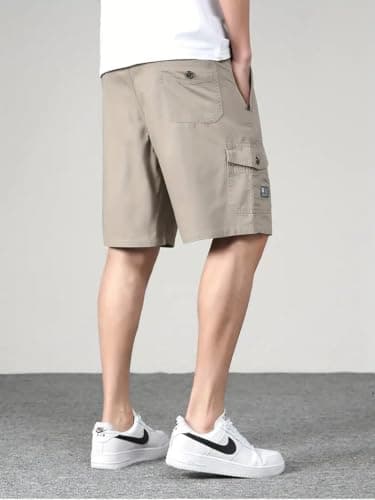 STREET BOYS Classic Men's Ribbed Cotton Relaxed Shorts || Half Pant with Drawstring & 4 Pockets || Men Shorts Casual || Shorts Pant for Men (in, Numeric, 34, Men, Light Grey) 2