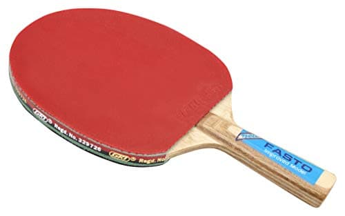 GKI Fasto Table Tennis Racquet, Wood, Red 3