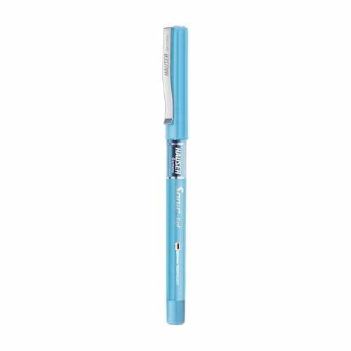 Hauser Sonic 0.55mm Gel Pen Blister Pack | Attractive Foiled Body | Stylish Metal Clip | Refillable & Waterproof Gel Ink | German Technology For Smooth & Effortless Writing | Blue Ink, Set of 10 Pens 6