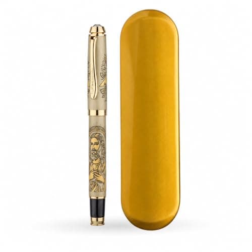 CUSTOMISED INDIA Jesus Christ Etched Premium Metal Pen | The Eternal Faith Edition | Inspirational Christian Writing Pen | Elegant Gift for Men, Women, Teachers & Professionals 2